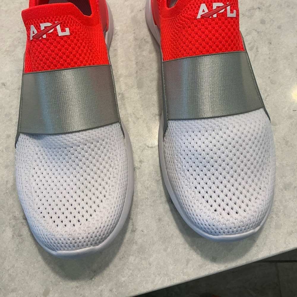 APL Women’s Slip-On Sneakers in Red, White, Gray